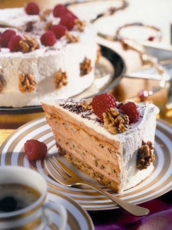 Cappuccino-Walnusstorte