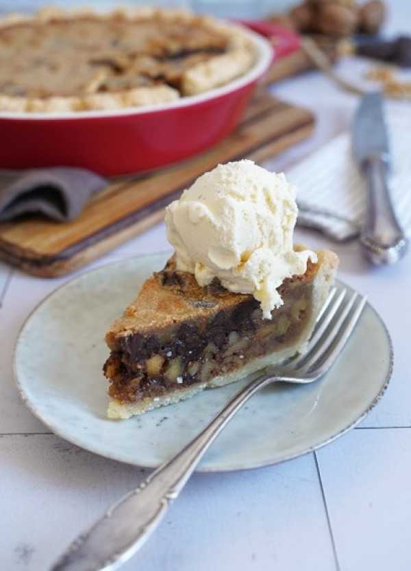 Walnuss-Schokoladen Pie